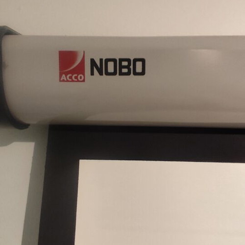 Projector screen 240 x 150 used Nobo