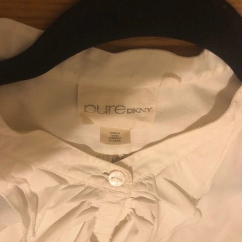 DKNY women's shirt white size S like new