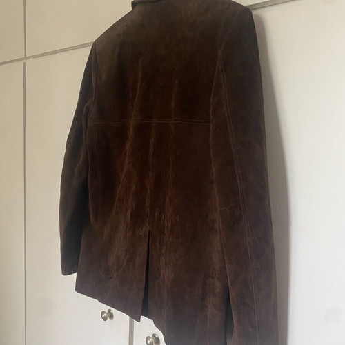Mango women's suede jacket new, brown, size S-M