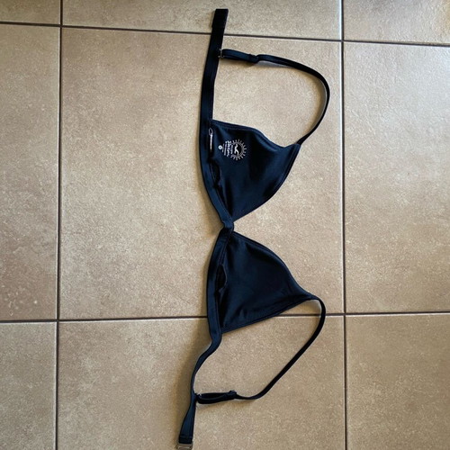 Hollister black medium bikini top like new