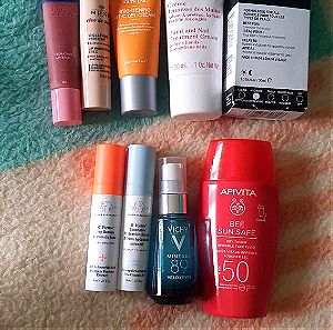 Set 2 of different Skincare products (5 full and 4 travel)