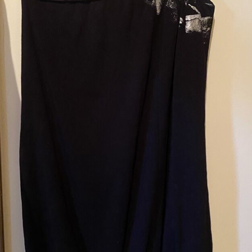 Vintage dress like new, black and gold, size M