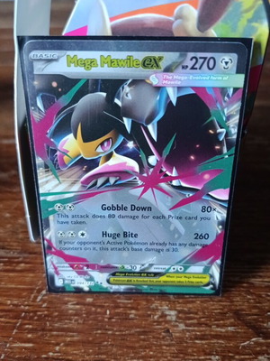 Mega Mawile EX Pokémon card like new, 094/132 Mega Evolution