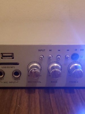 LTC MFA1200USB-BT στερεοφωνικός ενισχυτής karaoke μεταχειρισμένος, USB Bluetooth