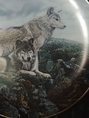 Bradex decorative plate new, Bradford Exchange "Above Timberline" 1996