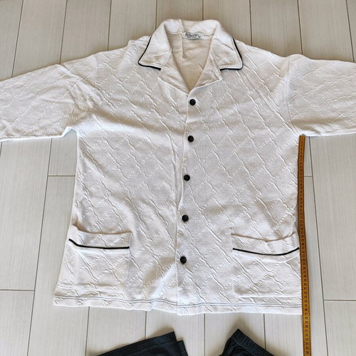 Vintage Scherzo men's cotton pajamas like new, XXL, gray and beige