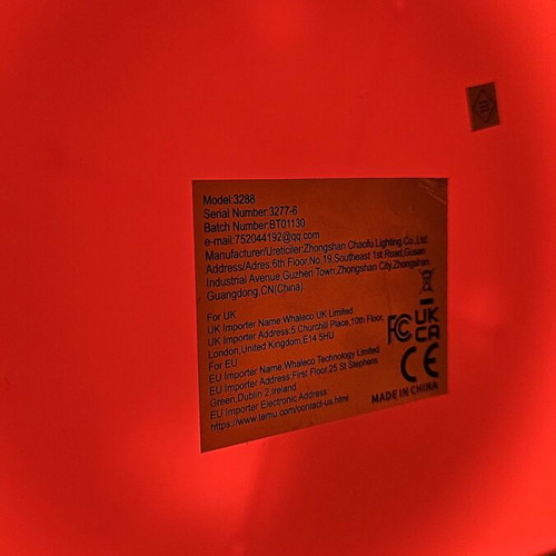 USB spherical decorative lamp with three lighting temperatures like new
