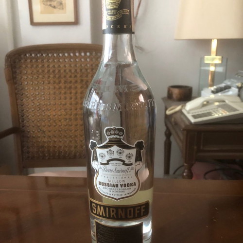 Smirnoff Black Vodka sealed, new