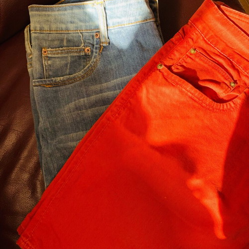 Zara Man men's jeans set blue and red like new, size L