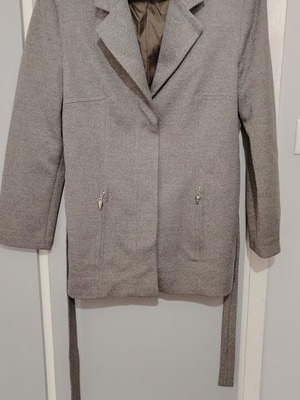 Women's suit like new, gray and brown, slim fit