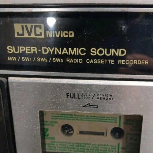 JVC Nivico Super-Dynamic Sound vintage radio cassette recorder used