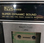JVC Nivico Super-Dynamic Sound vintage radio cassette recorder used