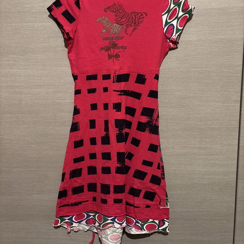 Boho dress multicolored size M like new