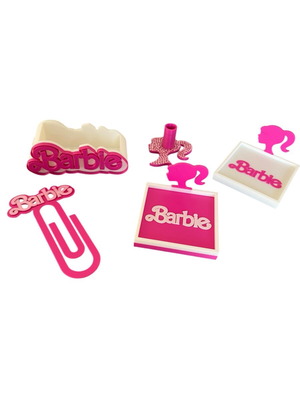 Barbie σετ οργάνωσης γραφείου 4 τεμαχίων κατόπιν παραγγελίας