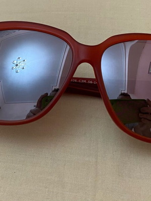 Mati-Mati sunglasses dark red with mirror lenses new