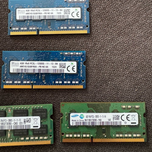 Samsung Ram 4GB DDR3L 1600MHz SODIMM new, pack of 7 pieces