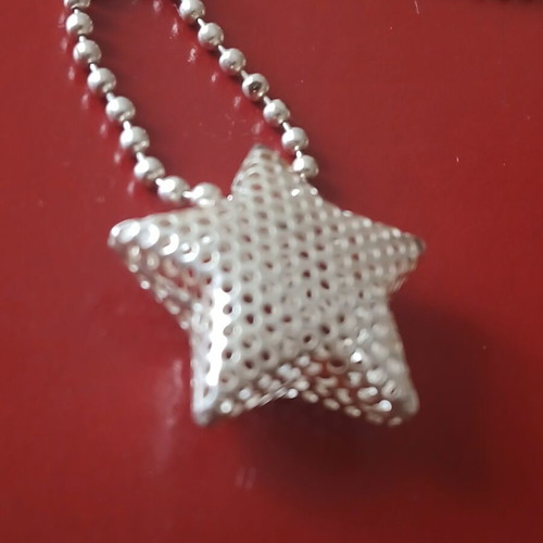 Silver necklace 925, 44 cm with pendant, like new