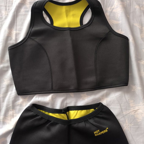Hot Shapers Gym Clothes Set NoXL Black new