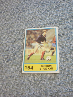 Gordon Strachan The Stars of Football 1986 #164 συλλεκτική κάρτα ποδοσφαίρου