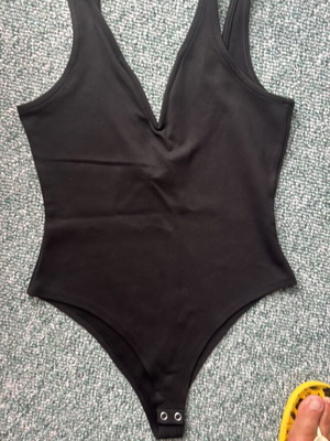 Black bodysuit Edited size S 36 8 like new