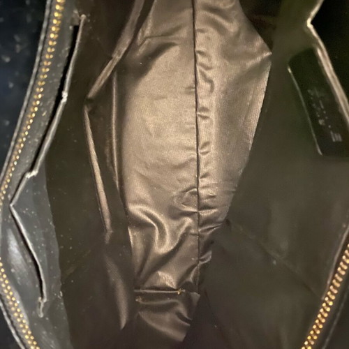 Celine black hand bag used with corner wear