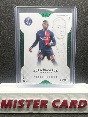 2023-24 Topps PSG Premium Nordi Mukiele κάρτα σαν καινούργια