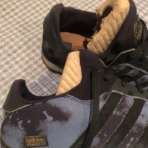 Adidas sneaker men's athletic blue black like new