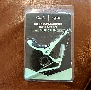 Fender Kyser - Guitar Capo Quick Change Electric Classic Green