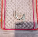 Byblos Shoulder Bag Like New Pink-Beige With Details