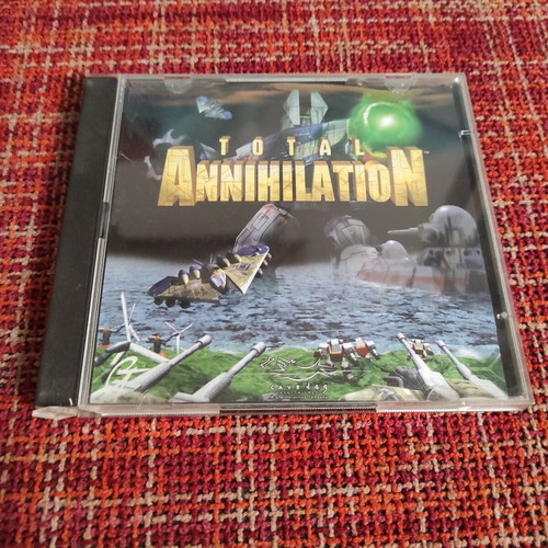 Total Annihilation PC CD game μεταχειρισμένο, 2 δίσκοι, 1997