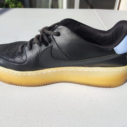 Nike Air Force 1 Sage Low LX used black sneakers size 39