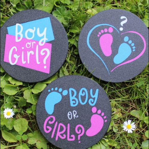 Baby Reveal coaster set new