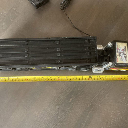 Retro plastic toy truck used from 1997, collectible