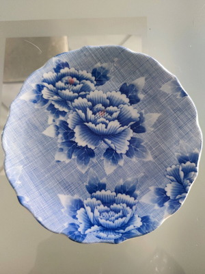 Decorative plate new, diameter 16cm