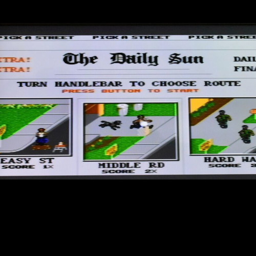 Paperboy Sega Mega Drive game used, action arcade 1990