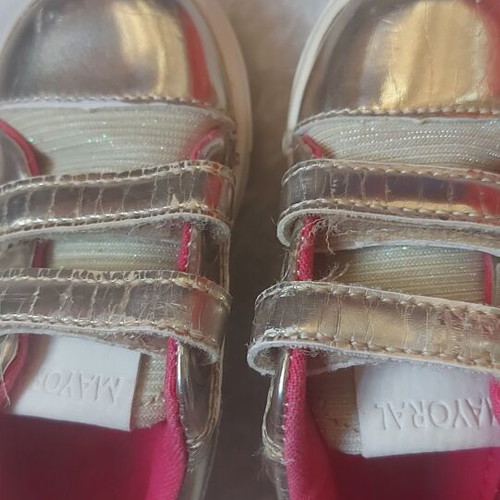 Mayoral baby sneakers size 19 used for girls