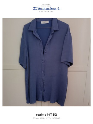 Arpyes long shirt like new, size S, blue