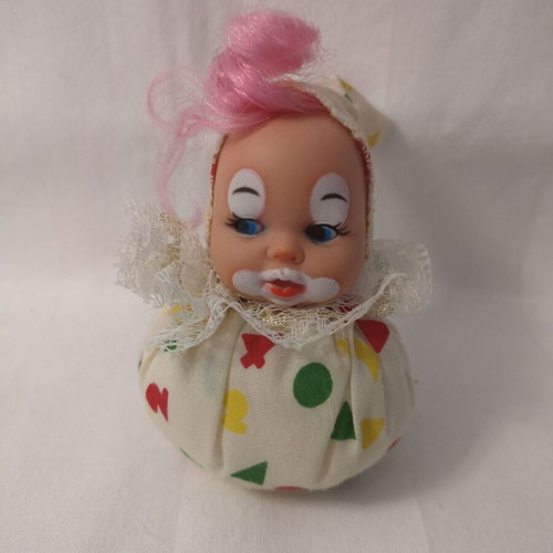 Vintage clown doll used