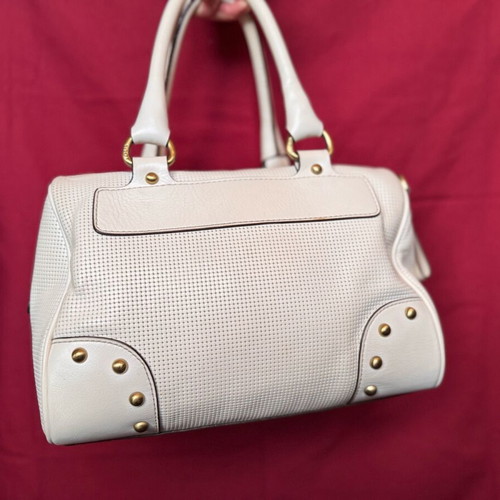 Tous leather cream tote bag like new, gold details