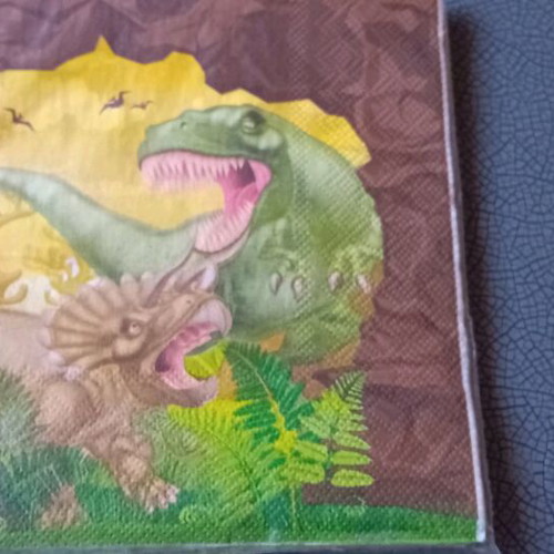 Napkins pack of 12 dinosaurs new