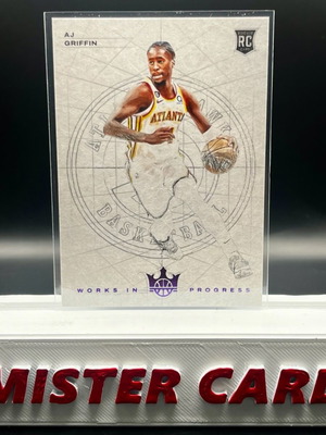 2022-23 Panini Court Kings Works In Progress /49 AJ Griffin RC like new
