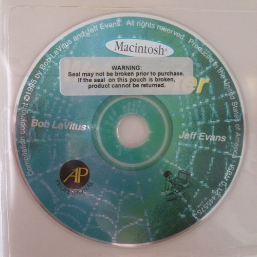 Macintosh Web Master book with CD-ROM like new