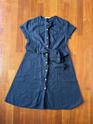 Zara midi dress like new, navy, size L