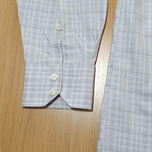 Black Brown 1826 Slim Fit Men's Dress Shirt Large, like new, Egyptian cotton