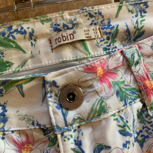 Robin pants used, size S-M, multicolor