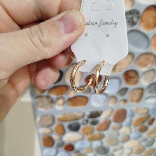 Earrings hoop ring-shaped new