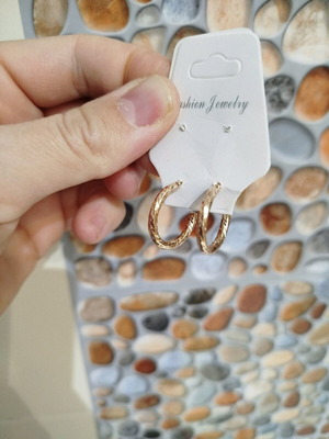 Earrings hoop ring-shaped new