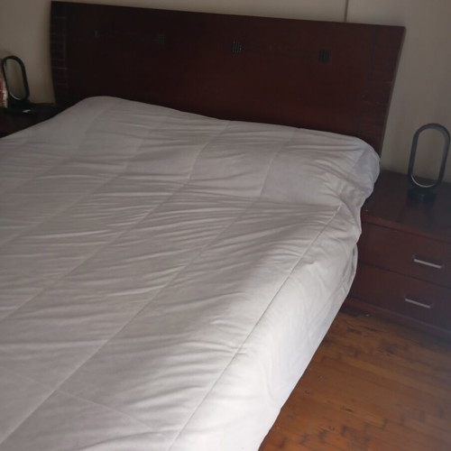 Bedroom furniture set with storage and large drawer under bed