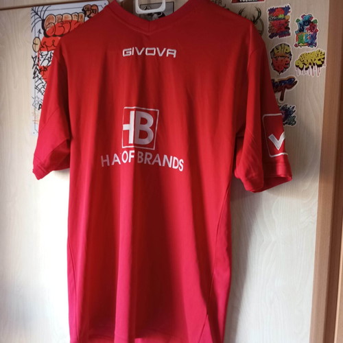 Olympiacos football shirt GINOVA used, Medium