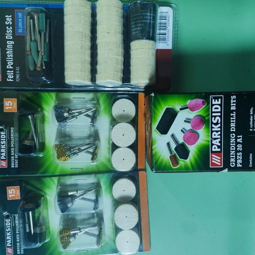 Parkside sanding set new, polishing accessories